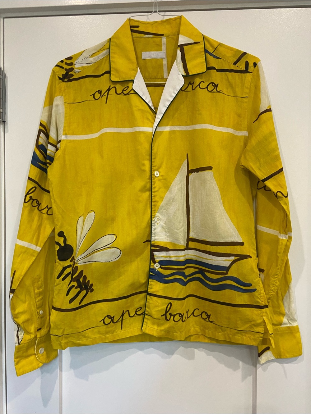 Prada SS 2005 Summer Weight Sailing Motif Shirt